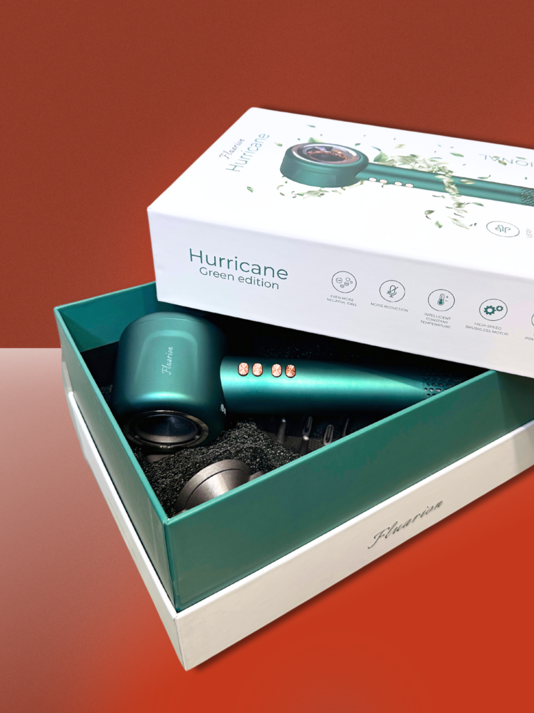 fluarion hair dryers box